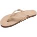 Rainbow Sandals Womens Single Layer Premier Leather Narrow Strap - Sierra Brown - Ladies Large / 7.5-8.5