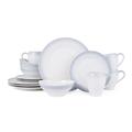 Mikasa Swirl 16 Piece Dinnerware Set, Service for 4 Ceramic/Earthenware/Stoneware in Gray | Wayfair 5198198