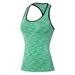 Plus Size Women Ladies Basic Essential Tank Tops Active Wear Tops Vest Racerback, S-XXL Yoga Tee Sleeveless T-Shirt Fitness Sports Gym Jogging Running Long Workout Soft Casual