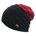 Mens Knitted Beanie Hats Winter Ski Skull Caps Outdoor Slouchy Fleece Warm Hats