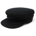 Irish Skipper Tweed Driving Cap for Men's Donegal Woolen Flat Hat Made in Ireland