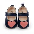 Pretty Comy Toddler Kids Baby Girls PU Princess Bow Loving Heart Shoes Crib Sole Sneaker Children First Walking Shoe