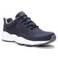 Propet Stability Fly MAA032M Men's Athletic Shoe: 11 Narrow (B) Navy/Grey Lace Up