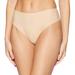 Calvin Klein Women's Invisibles High Waisted Thong Bare Beige S