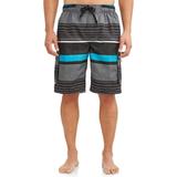 Kanu Surf Men's Viper Print Long Trunk Swimsuit