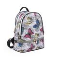 POPPY Floral Double Compartment Backpack Purse Large Capacity School Shoulder Bag Travel Rucksack Knapsack