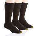 Men's Gold Toe 1446S Windsor Wool Crew Dress Socks - 3 Pack
