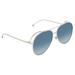 Fendi Blue Gradient Aviator Sunglasses FF0286/S 010 63