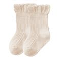 hirigin Little Girls Breathable Socks Flouncing Boneless Short Tube Socks