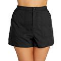 Maxine of Hollywood Womens Plus Size Solid Woven Boardshort Style-MW6NL53W Swimsuit