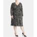 Rachel Roy Womens Iris Smocked Midi Dress