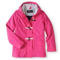 I5 Apparel Kid's Hooded Waxie Toggle Rain Slicker Jacket