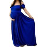 Cotton Pregnant Women Dresses Maternity Gown Photography Props Photo Shoot