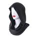 Women Winter Knit Hood Infinity Scarf Windproof Shawl Wrap Earflap Neck Warmer