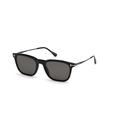 Tom Ford FT 0625 Sunglasses 01D Shiny Black / Smoke Polarized