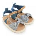 GETFIT Fashion Baby Girls Canvas Bow-knot Sandals Soft Sole Sandals Kids Beach Shoes Baby Walking Shoes First Walkers