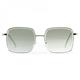 Sunglasses Women Vintage Oversized Glasses Square Shades Metal Frame Womens Sunglasses UV400 Eyewear Ocean Lens Glasses