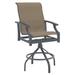 Tropitone Marconi Sling 28" Patio Bar Stool in Gray/Brown | 48.5 H x 25.5 W x 28.5 D in | Wayfair 452027-28_GPH_Chimayo