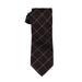 Michael Kors Mens Silk Plaid Neck Tie Purple O/S