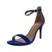 Material Girl Womens Blaire 5 Faux Suede High Heel Dress Sandals