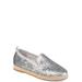 Womens Sequin Flat