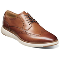 Florsheim Flair Wingtip Oxford Men's Work Shoes Cognac Multi Leather 14296-229