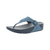 Fitflop Womens The Skinny Denim Slip On Thong Sandals