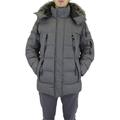 Spire By Galaxy Alastair Mens Heavyweight Down Parka Jacket Charcoal LARGE
