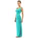 Women's Long Dress Sexy Package Hip Dress Female Ruched High Slit Maxi Dress