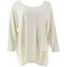 Joan Rivers Scoop Neck Sweater Lace Up Women's A309778