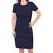Touched by Nature Womens Organic Cotton Dress, Navy, Large