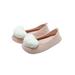 Youloveit Women's Girls Winter Knit Slipper Soft Breathable Memory Foam House Slippers Shoes Slide On Ballerina Cotton Slippers Anti-Skid Sole Indoor/Outdoor Slippers Shoe