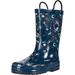 Western Chief Unisex-Child Waterproof Easy-on Printed Rain Boot Shoe