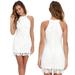 Women Sexy Halter Lace Dress Cocktail Party Bodycon Sleeveless Mini Dress