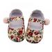 Ardorlove Baby Prewalker Classic Princess Flower Shoes Floral Newborn Soft Soled Anti-slip Shoes Footwear