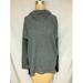 CALVIN KLEIN Womens Gray Long Sleeve Cowl Neck Hoodie Sweater Size M