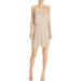 Aidan Mattox Womens Beaded Blouson Cocktail Dress