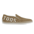 Tod's Logo Suede Slip-On Beige Suede Sneakers Espadrille Loafer (7 UK / 8.5 US)
