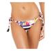 Trina Turk Womens Treasure Cove Hipster Striped Swim Bottom Separates