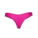 YEYELE Women Sexy Lady Low Waist V-Style Ruched Ruffle Cheeky Bikini Bottom Thong Summer Beachwear Swimsuit Bathing Suit Bottom