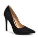 SHOE REPUBLIC LA Women's Classic Stiletto High Heels Pointed Close Toe Pump Dress Shoe Doreen Black Size 6