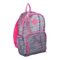 Eastsport Multi-Purpose Mesh Backpack with Front Pocket, Adjustable Straps and Lash Tab, Multi-Stripes