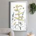 August Grove® Bumble Bee Garden I - Picture Frame Painting on Canvas Canvas, Solid Wood in Blue/Green/Indigo | 42.5 H x 22.5 W x 1.5 D in | Wayfair