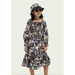 Scotch&Soda Floral Print Midi Dress