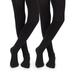 Jefferies Socks Girls Tights, 2 Pack Uniform Microfiber Nylon Stockings (Little Girls & Big Girls)