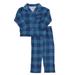 Leveret Kids Pajamas Flannel Pajamas Boys & Girls 2 Piece Christmas Pajama Set Black/Red Plaid 3 Years