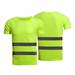 1pcs Reflective Safety T-Shirt Short Sleeve High Visibility Tees Tops Safe Gear for Construction Site Yellow XL