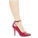 Ellie Shoes E-8401 4 Heel B Width Pump With Ankle Strap 7 / Red