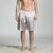 New Simulation Silk Sleep Pants Men's Spring And Summer Personality Print Home Silk Shorts