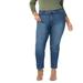 Style & Co Plus & Petite Women's Tummy-Control Slim-Leg Jeans, Faith, 28WP